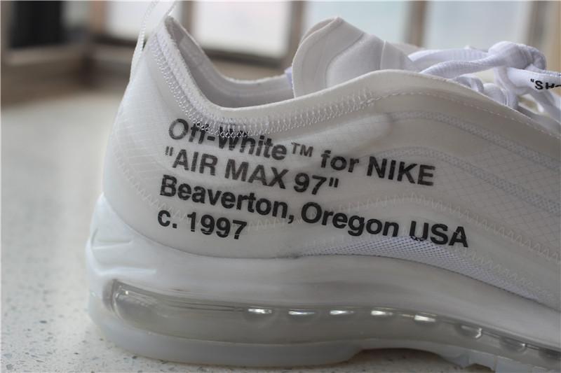 God Nike Air Max 97 OG "Off White" retail materials